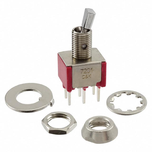 7201P4YV3GE SWITCH TOGGLE DPDT 5A 120V