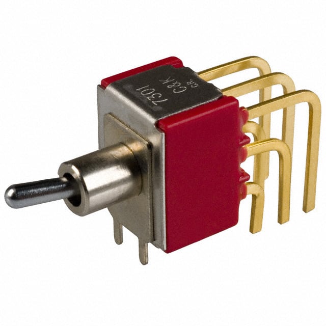 7301MD9ABE SWITCH TOGGLE 3PDT 0.4VA 20V