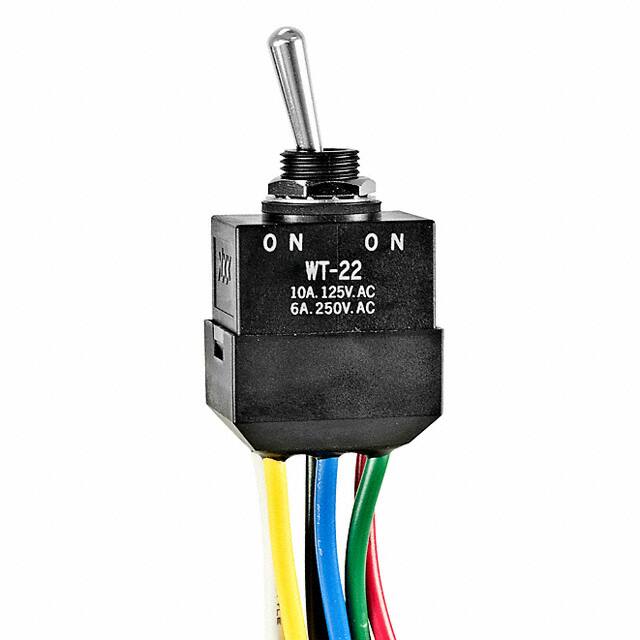 WT22L SWITCH TOGGLE DPDT 10A 125V