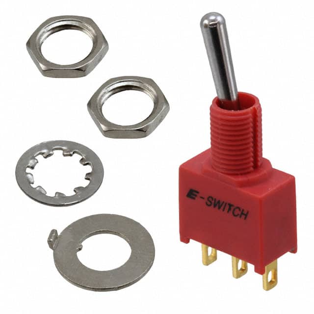 100AWSP1T1B1M1REH SWITCH TOGGLE SPDT 0.4VA 20V
