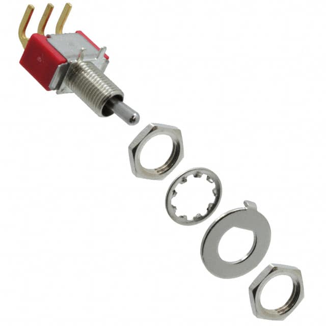 100SP1T2B1M6REH SWITCH TOGGLE SPDT 0.4VA 20V