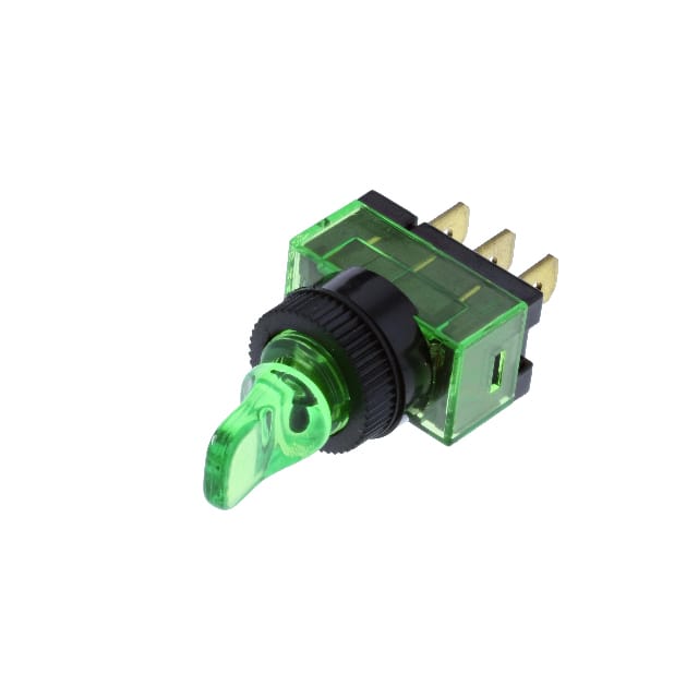 TE6-1A-DC-1-GL DUCKBILL OFF-ON GREEN BULB