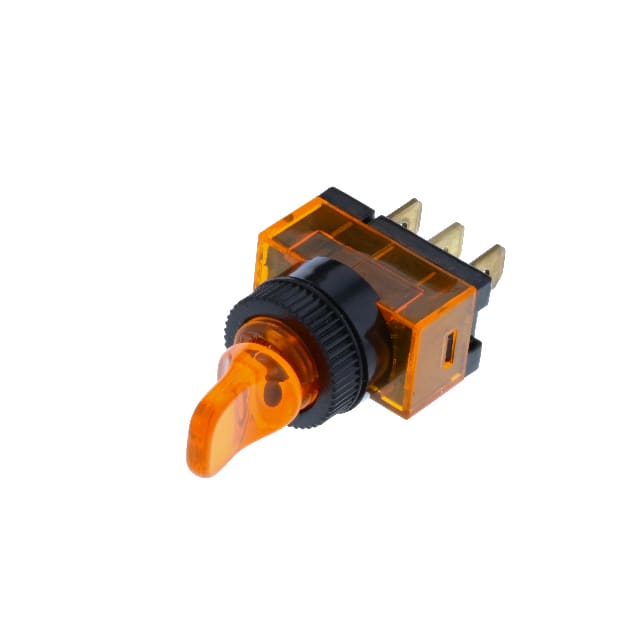 TE6-1A-DC-1-AL DUCKBILL OFF-ON AMBER BULB