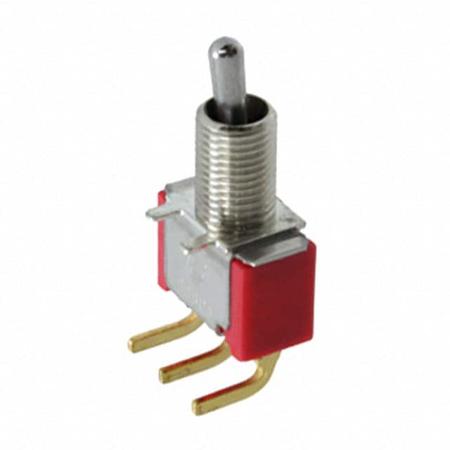 100SP1T2B1M6RE SWITCH TOGGLE SPDT 0.4VA 20V
