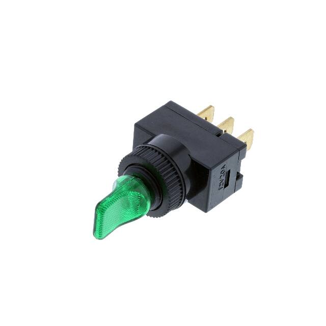 TE7-1A-DC-1-GL DUCKBILL OFF-ON GREEN LED