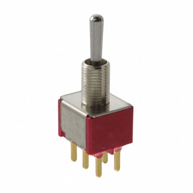 100DP3T1B1M2RE SWITCH TOGGLE DPDT 0.4VA 20V