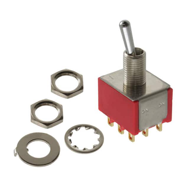 1003P1T1B1M1REH SWITCH TOGGLE 3PDT 0.4VA 20V