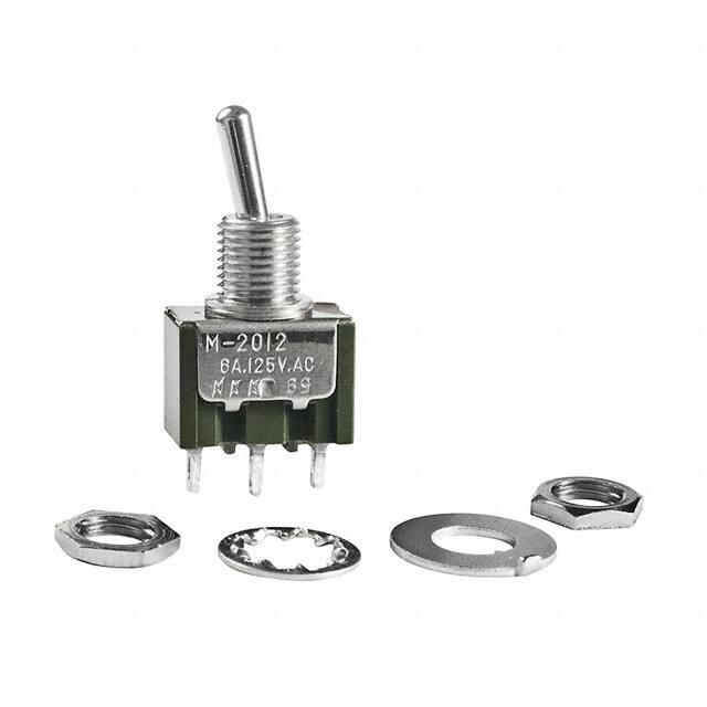 M2012S3A1W01 SWITCH TOGGLE SPDT 6A 125V