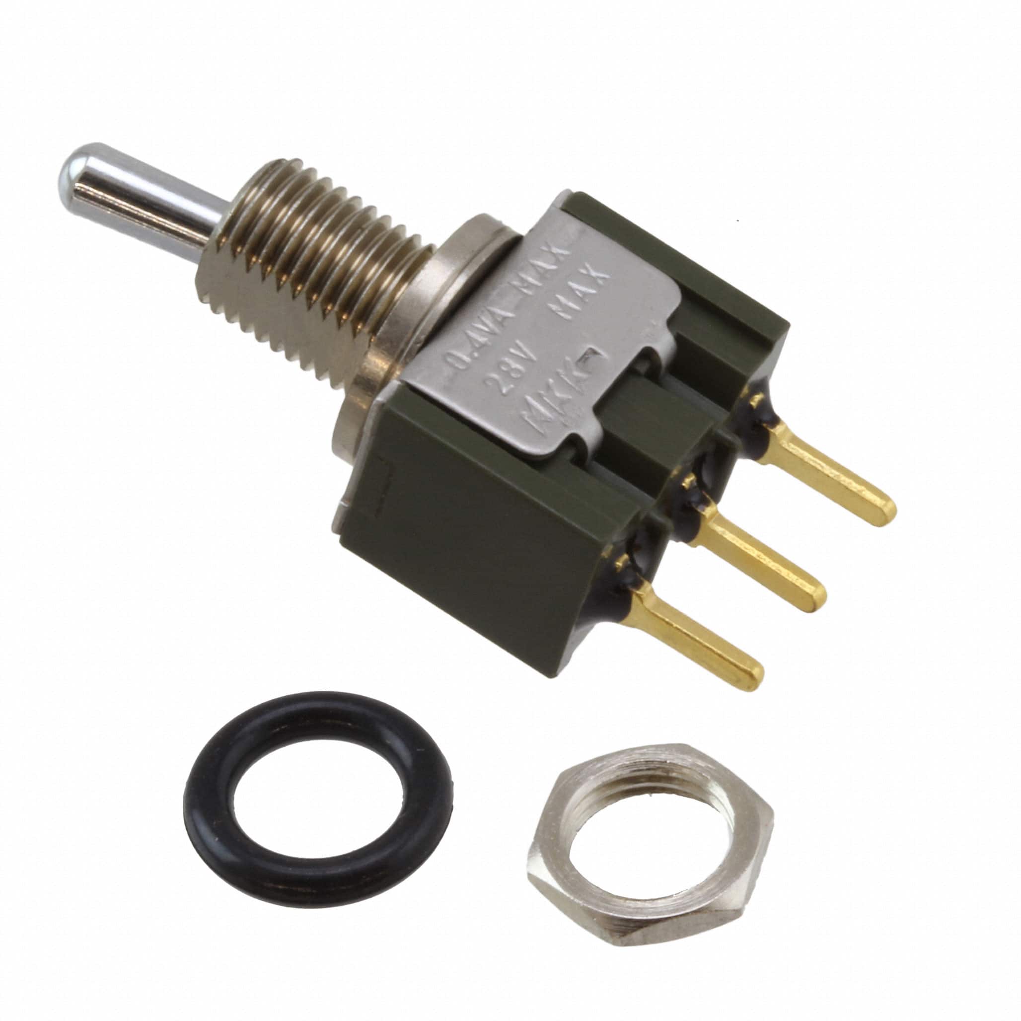 M2012S3D3G03 SWITCH TOGGLE SPDT 0.4VA 28V
