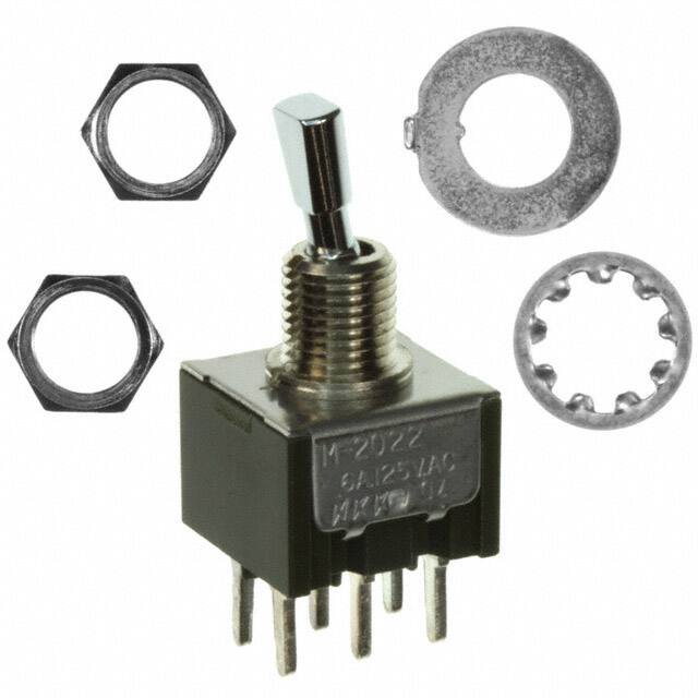 M2022E2A1W03 SWITCH TOGGLE DPDT 6A 125V