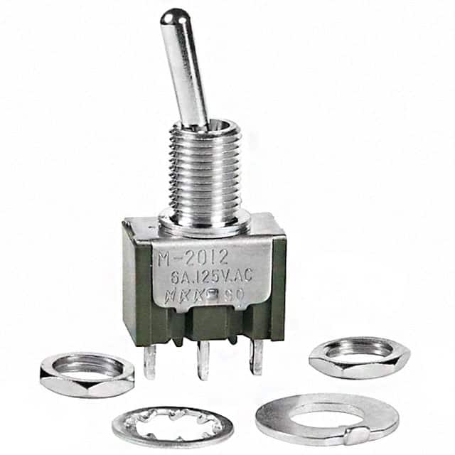 M2012SS1W01/328 SWITCH TOGGLE SPDT 6A 125V