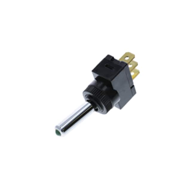TE4-1A-DC-1-GL WEDGE TOGGLE OFF-ON GREEN LED