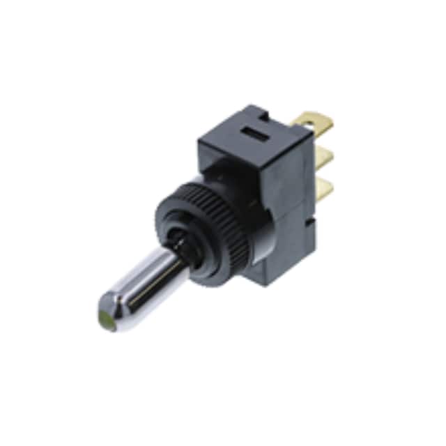 TE3-1A-DC-1-AL WEDGE TOGGLE OFF-ON AMBER LED