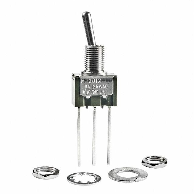 M2012SS1W06 SWITCH TOGGLE SPDT 6A 125V
