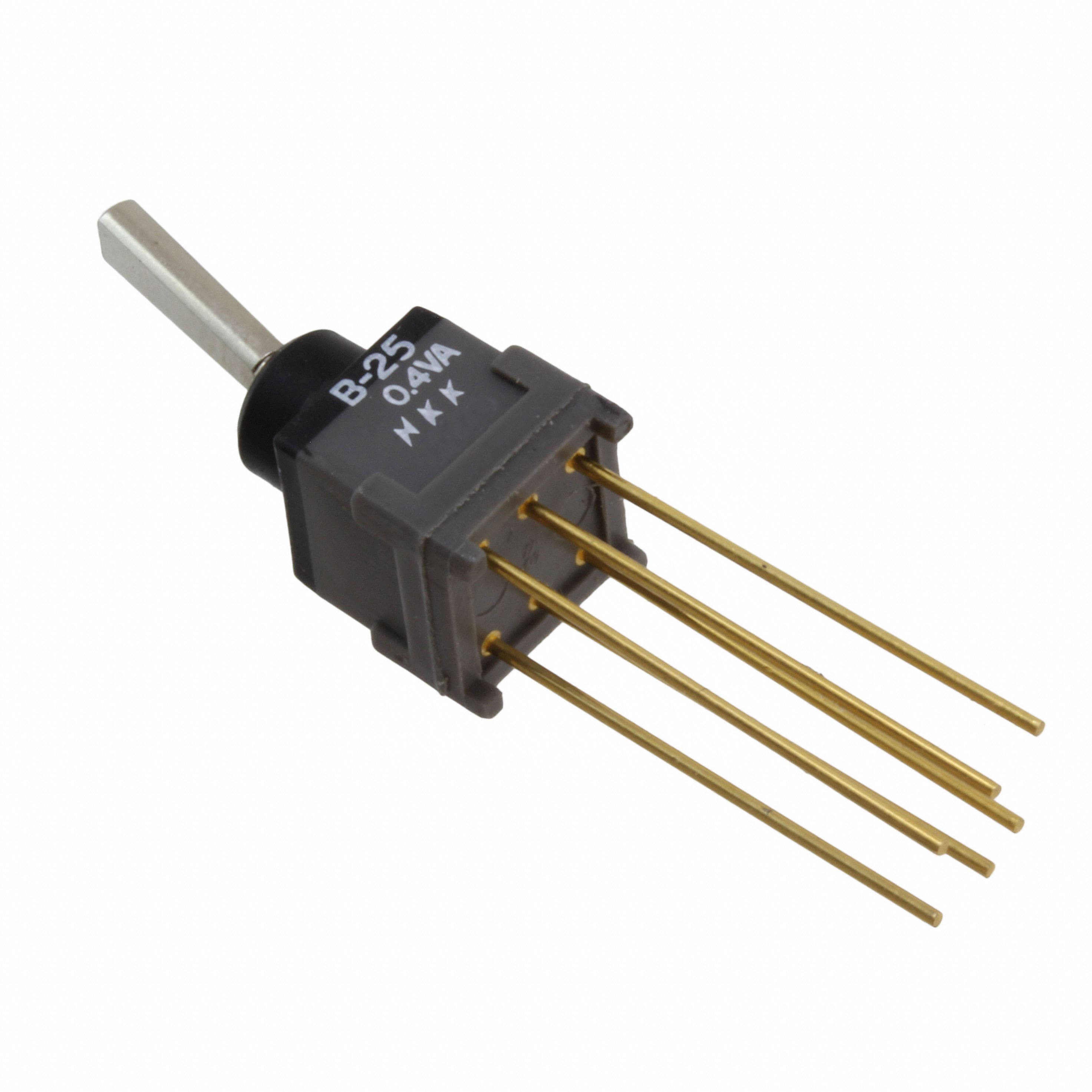 B25EW SWITCH TOGGLE DPDT 0.4VA 28V