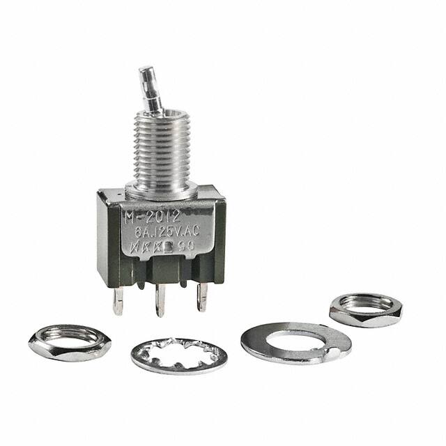 M2012KS1W01 SWITCH TOGGLE SPDT 6A 125V