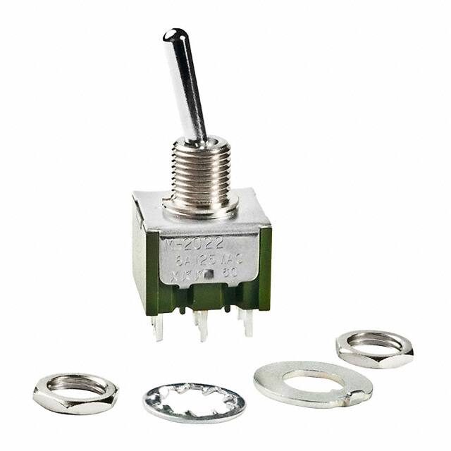 M2022SA1W01 SWITCH TOGGLE DPDT 6A 125V