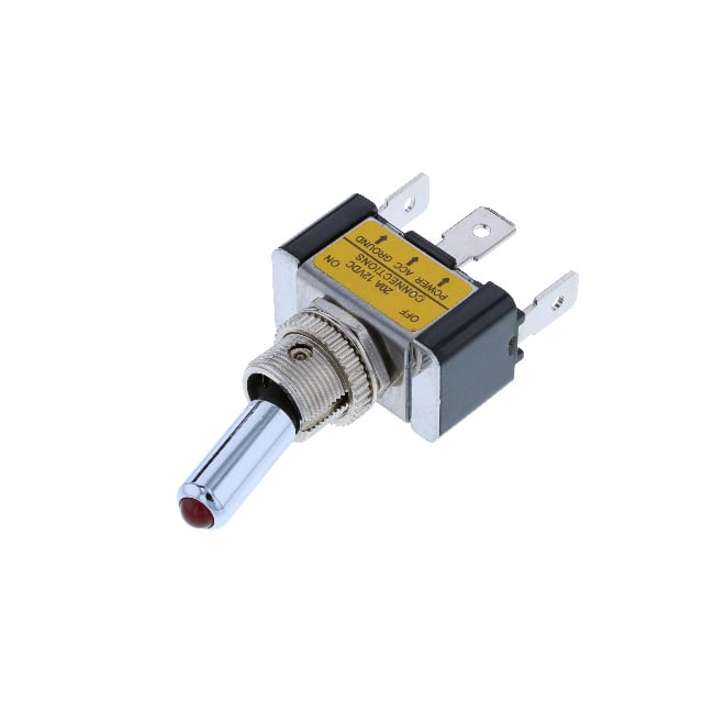 TA1B-1A-DC-1-RL SP OFF-ON RED LED M12X0.75