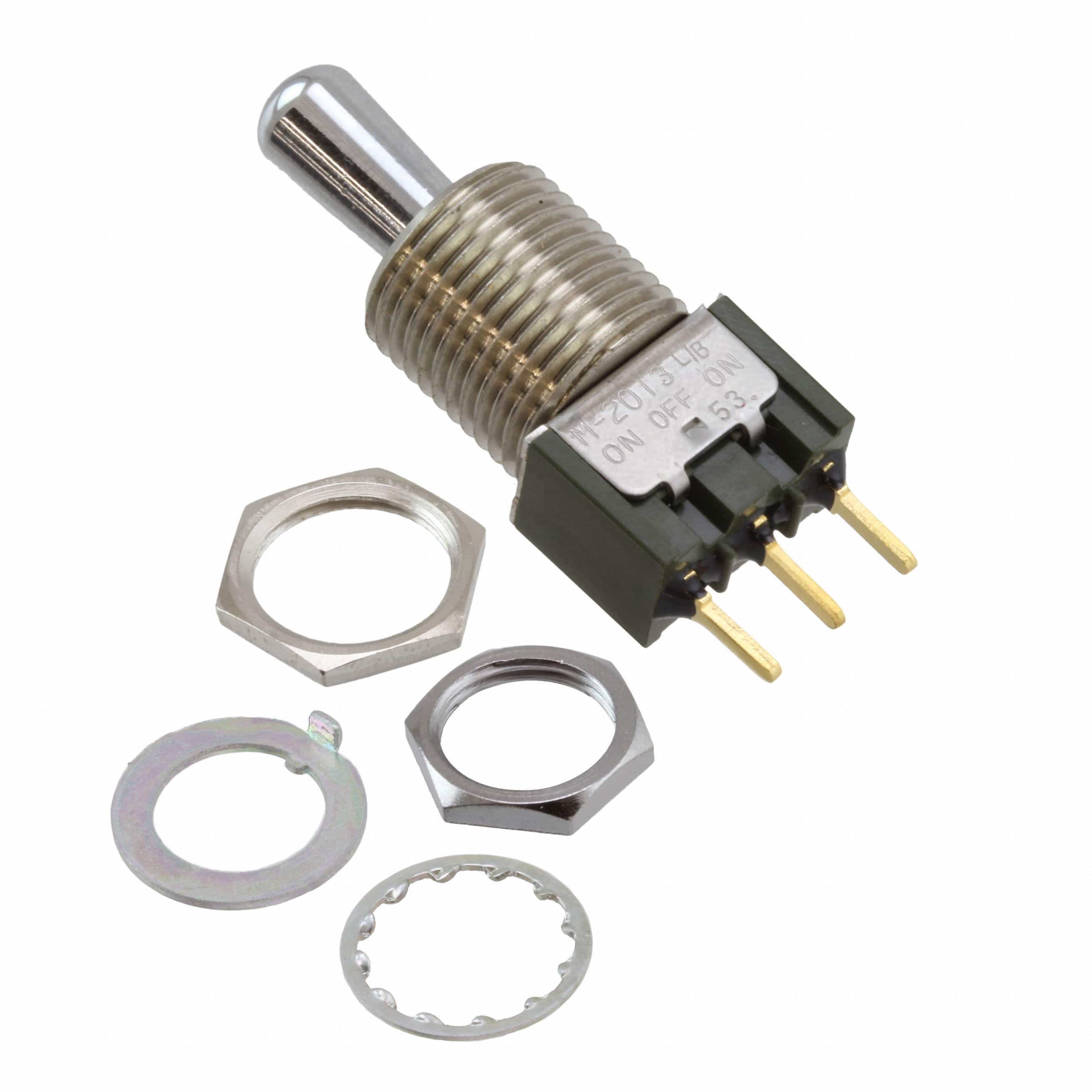 M2013BB1G03 SWITCH TOGGLE SPDT 0.4VA 28V