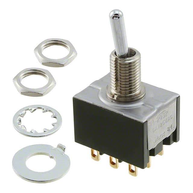 M2032SS1A01 SWITCH TOGGLE 3PDT 6A 125V