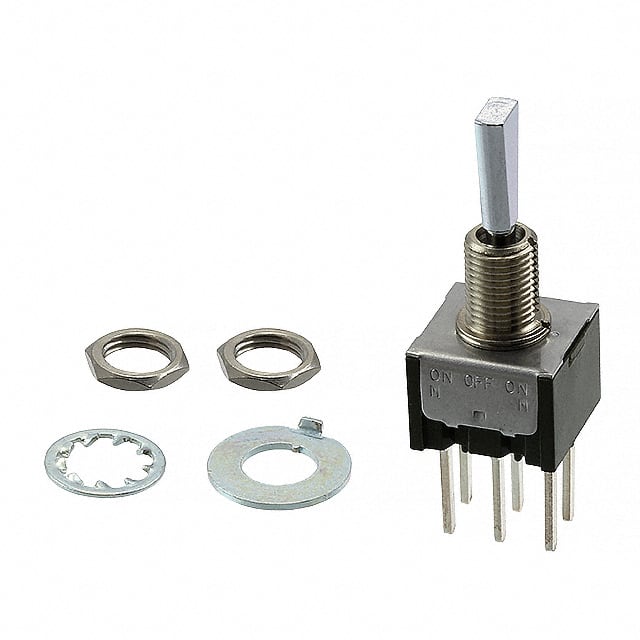 M2028ES1W05 SWITCH TOGGLE DPDT 6A 125V