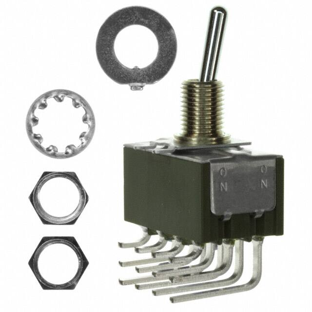 M2042SS1W45 SWITCH TOGGLE 4PDT 6A 125V