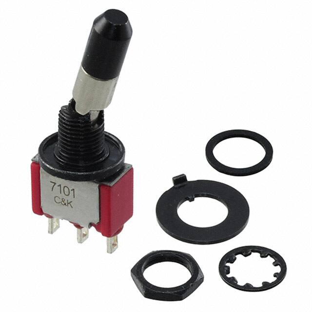 7101K12CWZQE22 SWITCH TOGGLE SPDT 5A 120V