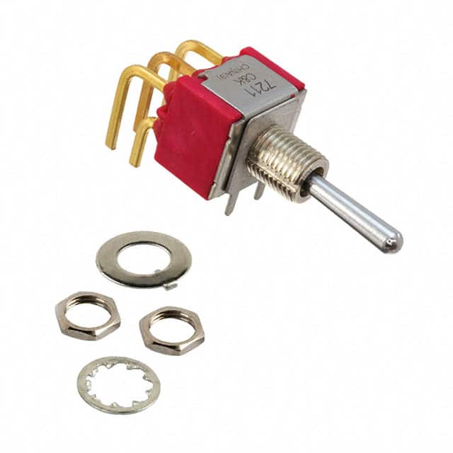 7211SDABE SWITCH TOGGLE SP3T 0.4VA 20V