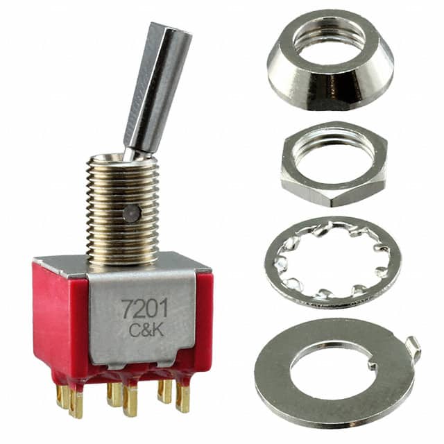 7201P3YZGE SWITCH TOGGLE DPDT 5A 120V