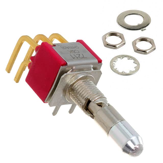 7211K2ABE SWITCH TOGGLE SP3T 0.4VA 20V