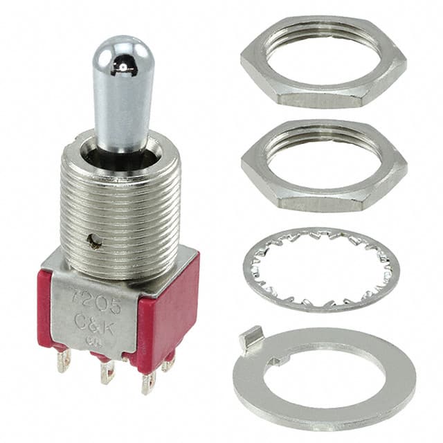 7205T1PZQE SWITCH TOGGLE DPDT 5A 120V
