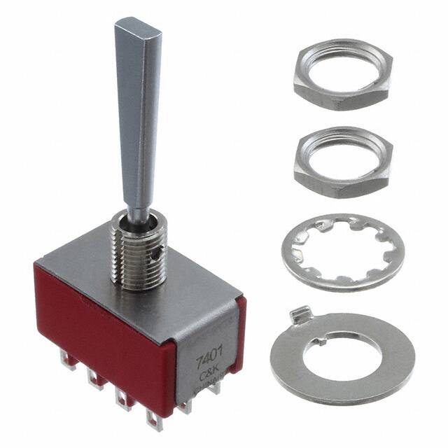 7401P1DZQE SWITCH TOGGLE 4PDT 5A 120V