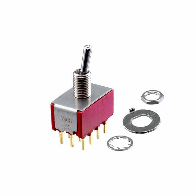 7408SYCBE SWITCH TOGGLE 4PDT 0.4VA 20V