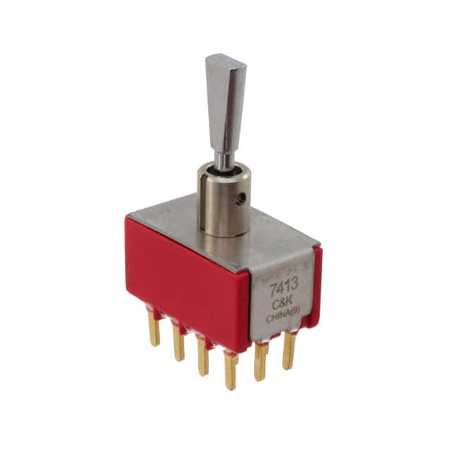 7413P3D9CBE SWITCH TOGGLE DP3T 0.4VA 20V
