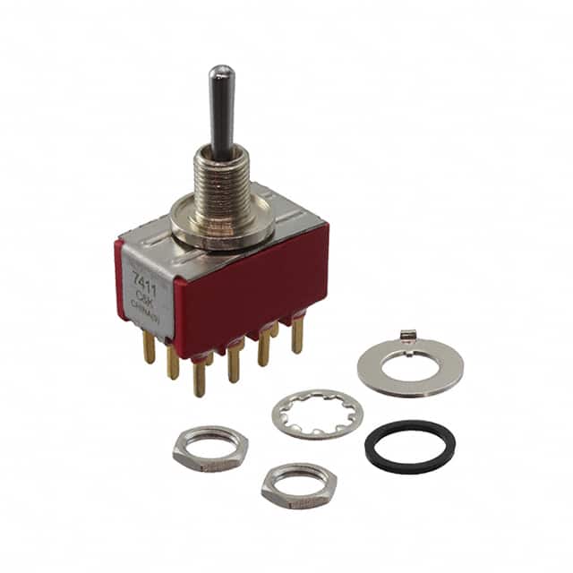 7411SCWCGE SWITCH TOGGLE DP3T 5A 120V