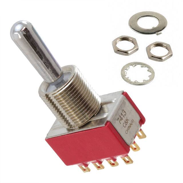 7413TZBE SWITCH TOGGLE DP3T 0.4VA 20V