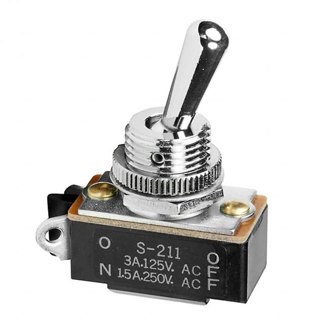 S211 SWITCH TOGGLE SPST 3A 125V