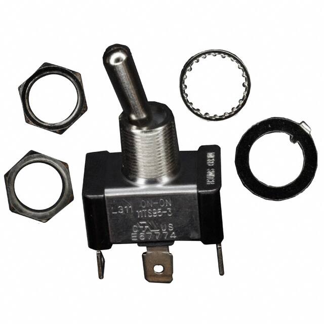 11TS95-3 SWITCH TOGGLE SPDT 20A 125V