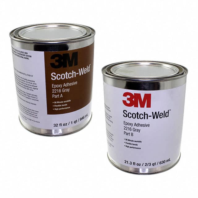 2216-GRAY-1Q-PARTAB SCOTCH-WELD EPOXY ADHESIVE 2