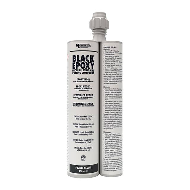 832B-450ML BLACK EPOXY, POTTING COMPOUND