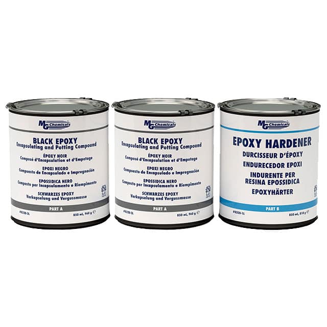 832B-3L BLACK EPOXY, POTTING COMPOUND