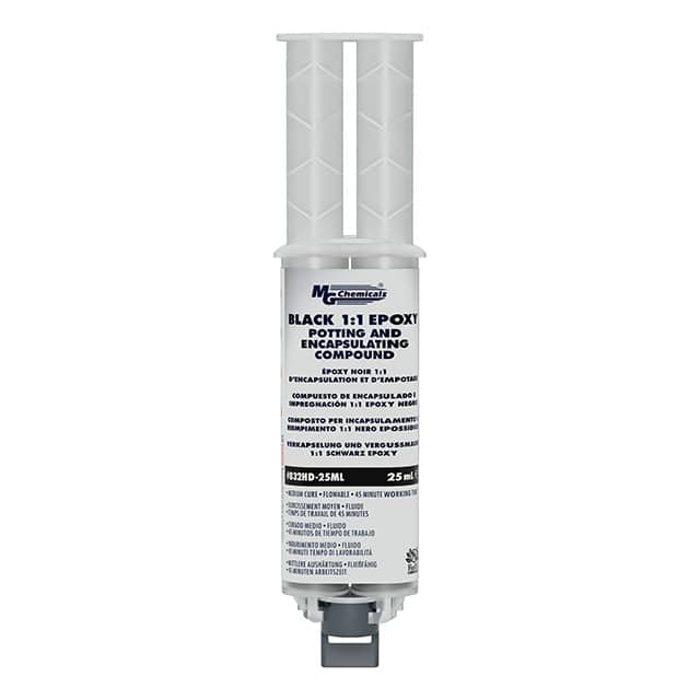 832HD-25ML BLACK 1:1 EPOXY