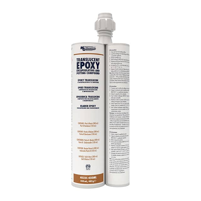 832C-450ML TRANSLUCENT EPOXY, POTTING COMPO