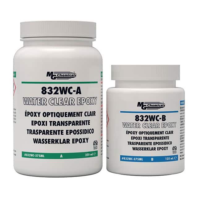 832WC-375ML WATER CLEAR EPOXY
