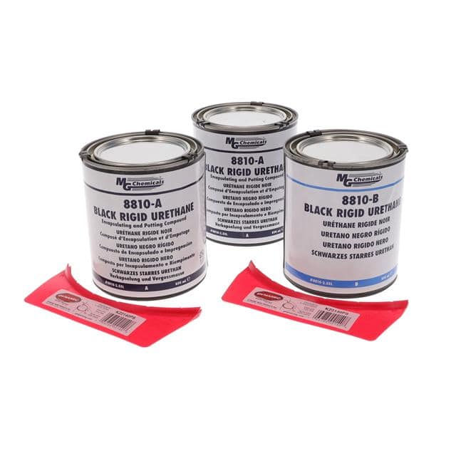 8810-2.55L BLACK RIGID POLYURETHANE POTTING