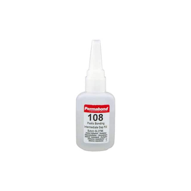 108 1 OZ BOTTLE ACRYLIC ADHESV FAST CURE CLR 1OZ