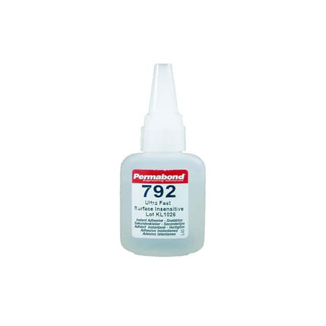792 1 OZ BOTTLE ACRYLIC ADHESIVE CLEAR 1OZ