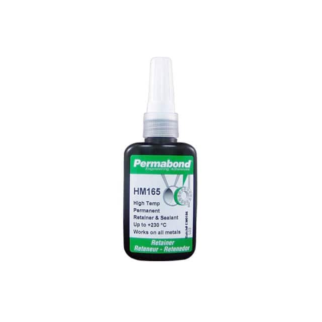 HM165 50ML BOTTLE ADHESIVE THIX LIQUID GREEN 50ML