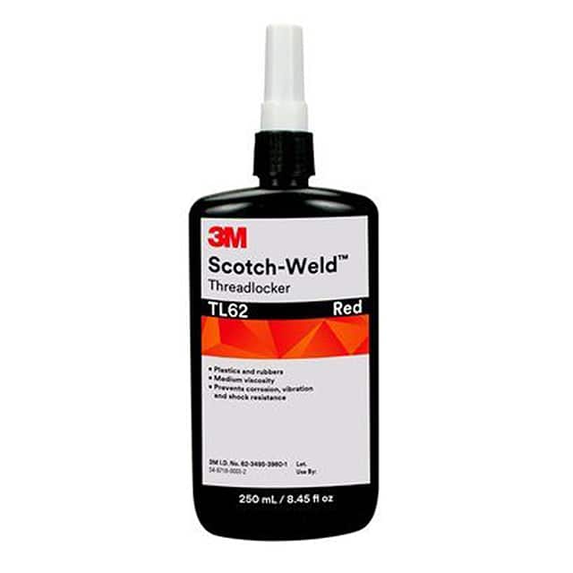 TL62 RED 8.45OZ SCOTCH-WELD THREADLOCKER TL62