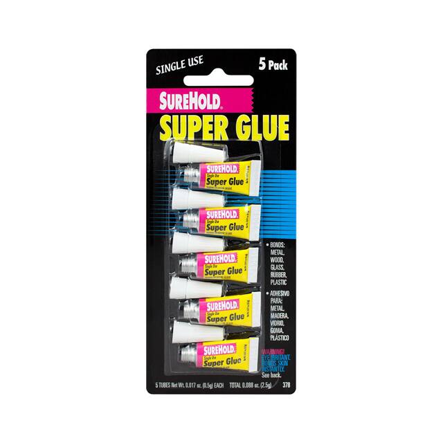 78-SH-378 SINGLE USE SUPER GLUE 5PK